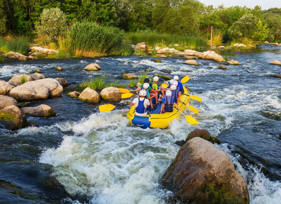 Rafting on the Paro River